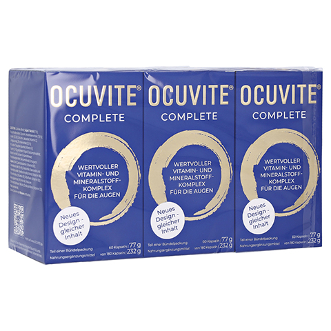 Ocuvite Complete 12 mg Lutein Kapseln 180 Stück