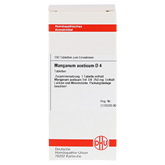 MANGANUM ACETICUM D 4 Tabletten 200 Stck N2 - Vorderseite