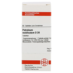 PETROLEUM RECTIFICATUM D 30 Tabletten 80 Stck - Vorderseite