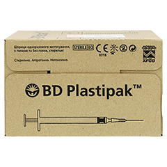 BD PLASTIPAK Insulinspr.1 ml U40 m.Kan.30 G 1/2 120 Stck - Linke Seite