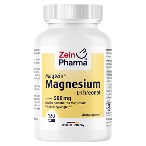 MAGTEIN Magnesium L-Threonat 500 mg Kps.ZeinPharma 120 Stck