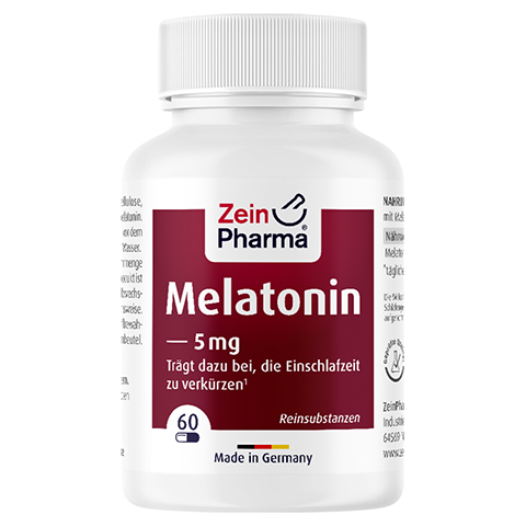 MELATONIN 5 mg Kapseln ZeinPharma 60 Stck