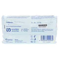 FEUCHTPFLEGETCHER forma-care wet-wipes 80 Stck - Rckseite