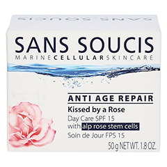 SANS SOUCIS Anti Age Repair KISSED BY A ROSE Tagespflege LSF15 50 Milliliter - Rckseite
