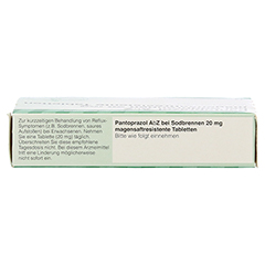 PANTOPRAZOL AbZ bei Sodbrennen 20 mg msr.Tabl. 14 Stck - Oberseite