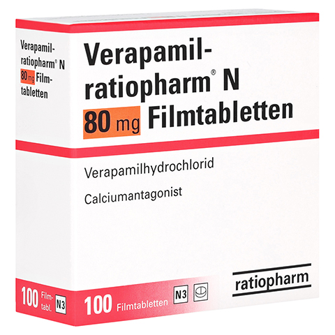 Verapamil-ratiopharm N 80mg 100 Stck N3