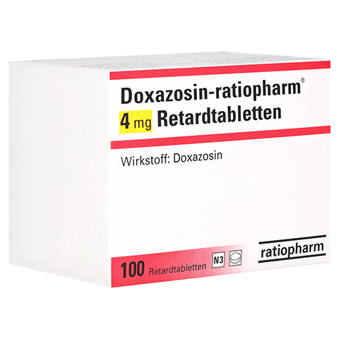 Doxazosin-ratiopharm 4mg 100 Stck N3