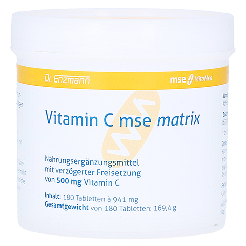 VITAMIN C MSE Matrix Tabletten 180 Stck