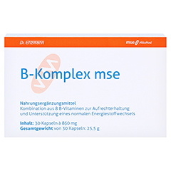 B-KOMPLEX mse Kapseln 30 Stck - Vorderseite