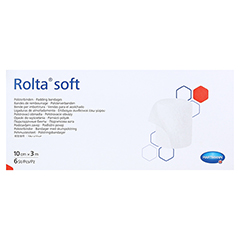ROLTA soft Synth.-Wattebinde 10 cmx3 m 6 Stück - Vorderseite