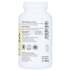 VITAMIN C KAPSELN 1000 mg gepuffert 120 Stück - Linke Seite