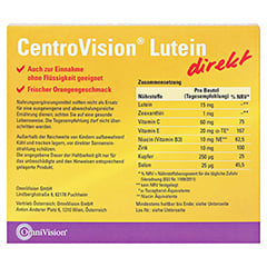 CENTROVISION Lutein direkt Granulat 28 Stck - Rckseite