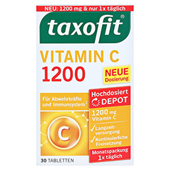 TAXOFIT Vitamin C 1200 Tabletten 30 Stück - Vorderseite