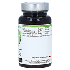 BETA-GLUCAN 350 mg Immun Kapseln 60 Stck - Linke Seite