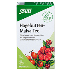 HAGEBUTTEN MALVA Tee Früchtetee Bio Salus Fbtl. 15 Stück