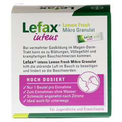 Lefax Intens Lemon Fresh 20 Stück - Rückseite