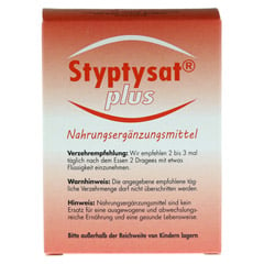 Styptysat plus Dragees 60 Stück - Rückseite