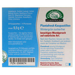 PLANTAFRESH classic zuckerfr. 22 Stck - Rckseite