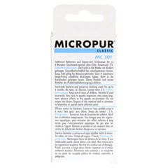 MICROPUR Classic MC 10T Tabletten 40 Stück - Rückseite