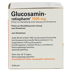Glucosamin-ratiopharm 30 Stück - Linke Seite