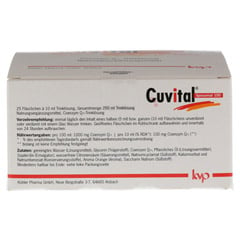 CUVITAL Liposomal 100 25x10 Milliliter - Rückseite