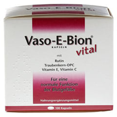 VASO-E-BION vital Kapseln 100 Stck - Rckseite