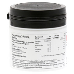 HYPO A Magnesium Calcium Kapseln 120 Stück - Rückseite