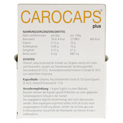 CAROCAPS 100 Plus Kapseln 30 Stck - Rckseite