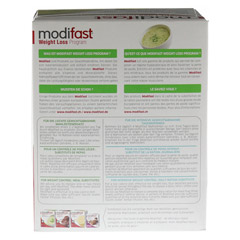 MODIFAST Programm Suppe Kartoffel-Lauch Pulver 8x55 Gramm - Rckseite