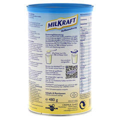 Milkraft Aufbaunahrung Neutral Pulver 480 Gramm - Rckseite