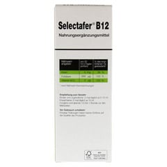 SELECTAFER B12 Liquidum 250 Milliliter - Rückseite