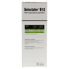 SELECTAFER B12 Liquidum 500 Milliliter - Rückseite