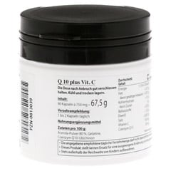 HYPO A Q10 Vitamin C Kapseln 90 Stück - Rückseite