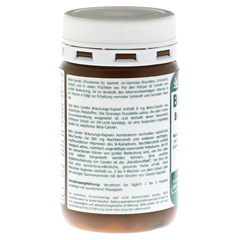 BETA Carotin 8 mg Brunungskapseln 100 Stck - Rckseite