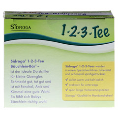 SIDROGA 1.2.3 Tee Buchlein Br Extrakt 12 Stck - Rckseite