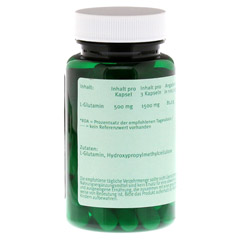 L-GLUTAMIN 500 mg Kapseln 60 Stück - Rückseite