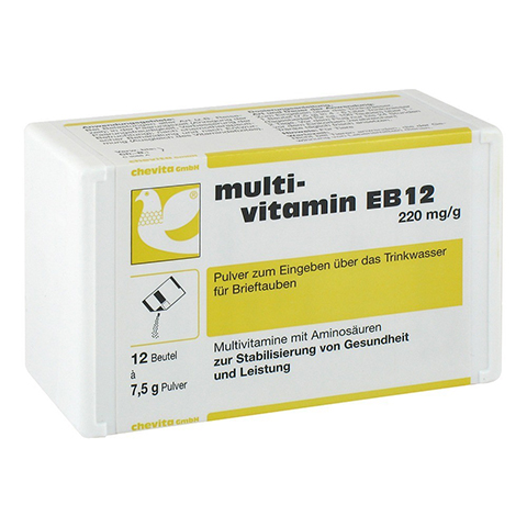 MULTIVITAMIN EB12 Pulver f.Tauben 12x7.5 Gramm