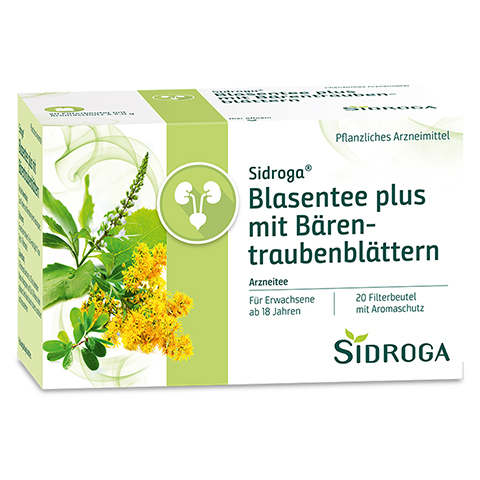 Sidroga Blasentee plus mit Bärentraubenblättern 20x2.0 Gramm