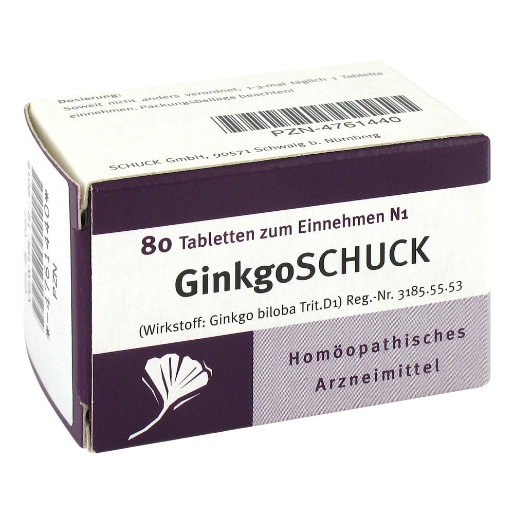 GINKGOSCHUCK Tabletten 80 Stück