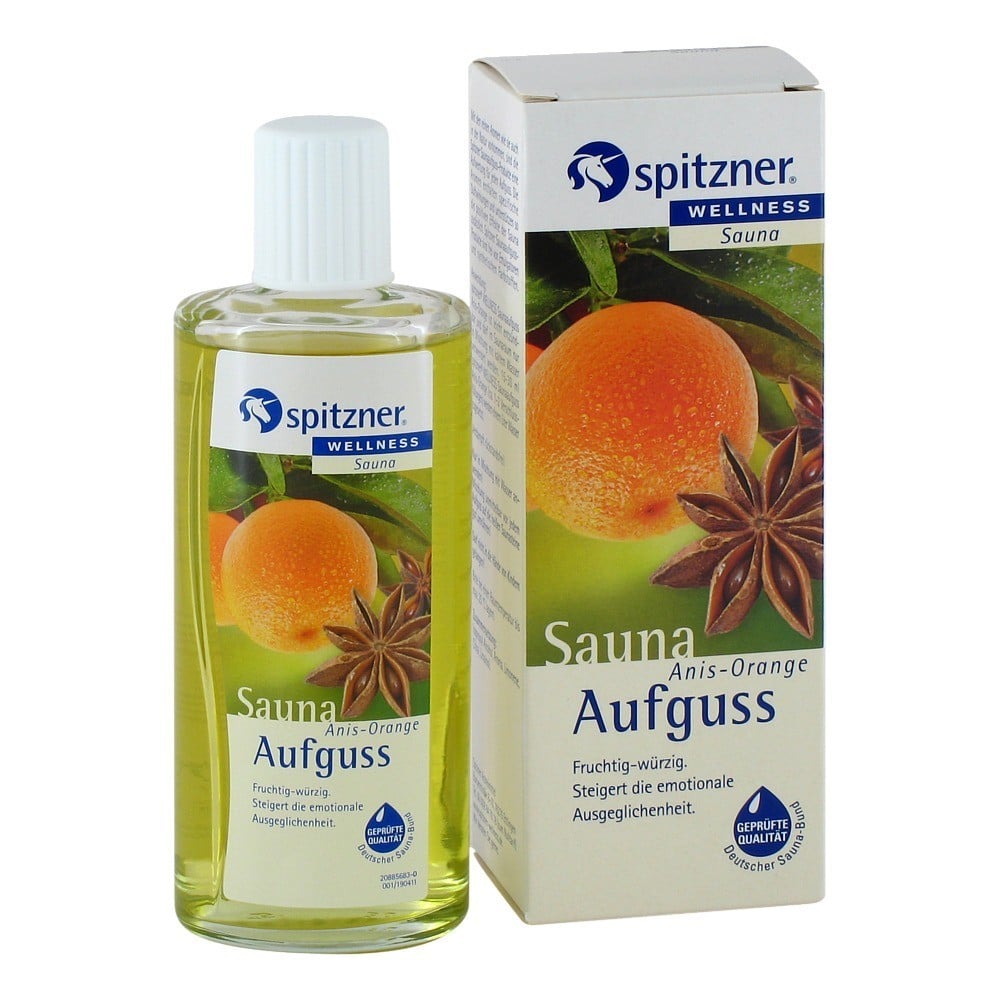 SPITZNER Saunaaufguss Anis Orange Wellness 190 Milliliter