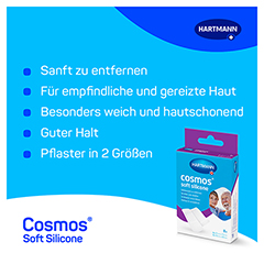 COSMOS soft silicone Pflasterstrips 2 Gren 8 Stck - Info 1