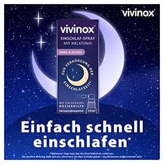 Vivinox Einschlaf-Spray mit Melatonin bei Einschlafstrungen 50 Milliliter - Info 1