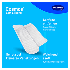 COSMOS soft silicone Pflasterstrips 2 Gren 8 Stck - Info 3