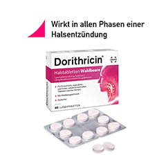 Dorithricin Halstabletten Waldbeere 0,5mg/1,0mg/1,5mg 40 Stück N2 - Info 5