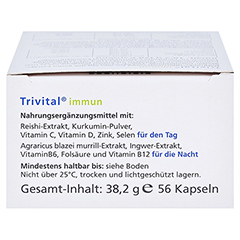 TRIVITAL immun Kapseln 56 Stück - Oberseite