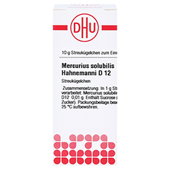 MERCURIUS SOLUBILIS Hahnemanni D 12 Globuli 10 Gramm N1 - Vorderseite
