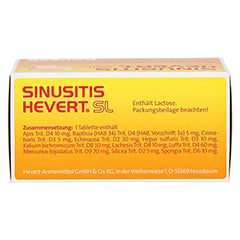SINUSITIS HEVERT SL Tabletten 100 Stück N1 - Oberseite