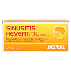 SINUSITIS HEVERT SL Tabletten 40 Stück N1 - Vorderseite