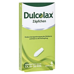 Dulcolax Zäpfchen 6 Stk.: Abführmittel bei Verstopfung mit Bisacodyl