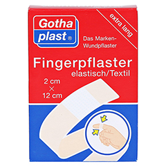 Gothaplast Fingerpflaster 12x2cm elastisch 5x2 Stück - Vorderseite